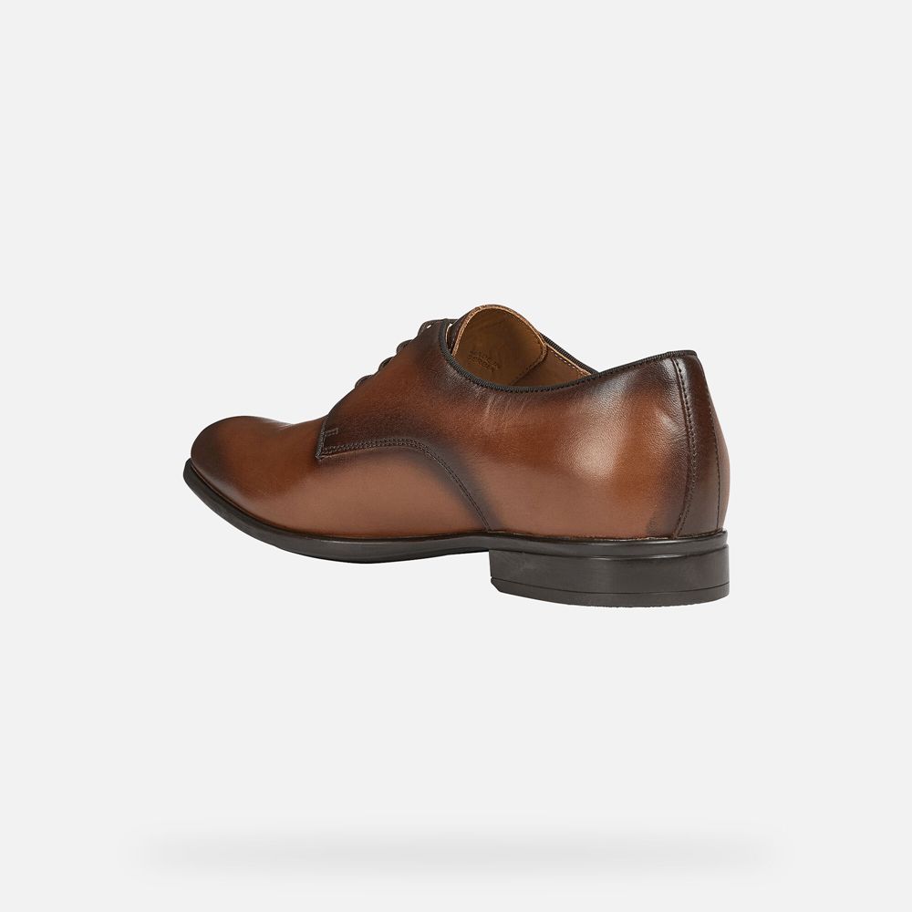 Chaussures Formelles Geox Iacopo - Marron Foncé - Homme 651834-AIV